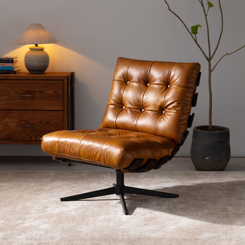 Fauteuil d'appoint en cuir