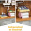 2-In-1 Trash Bag Dispenser And Pods Container, Clear Acrylic Organizer With Removable Lids For Under Sink Kitchen Storage