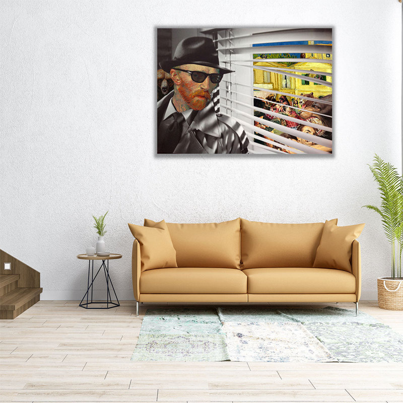 «Yellow House, Grizzly Season», reproduction d'art sur toile, H 45 po x l 60 po