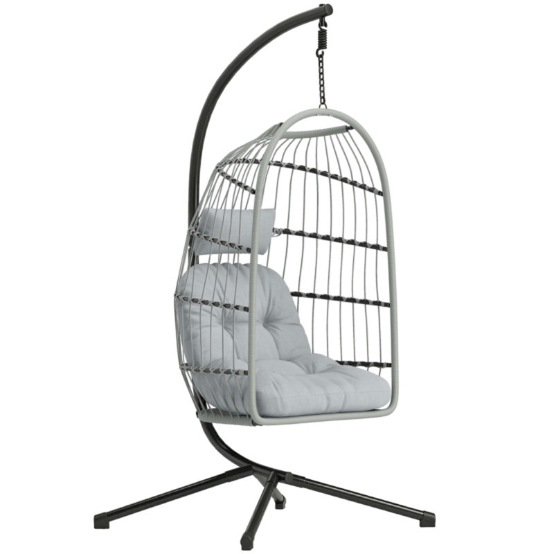 Outdoor Bench, Light Grey