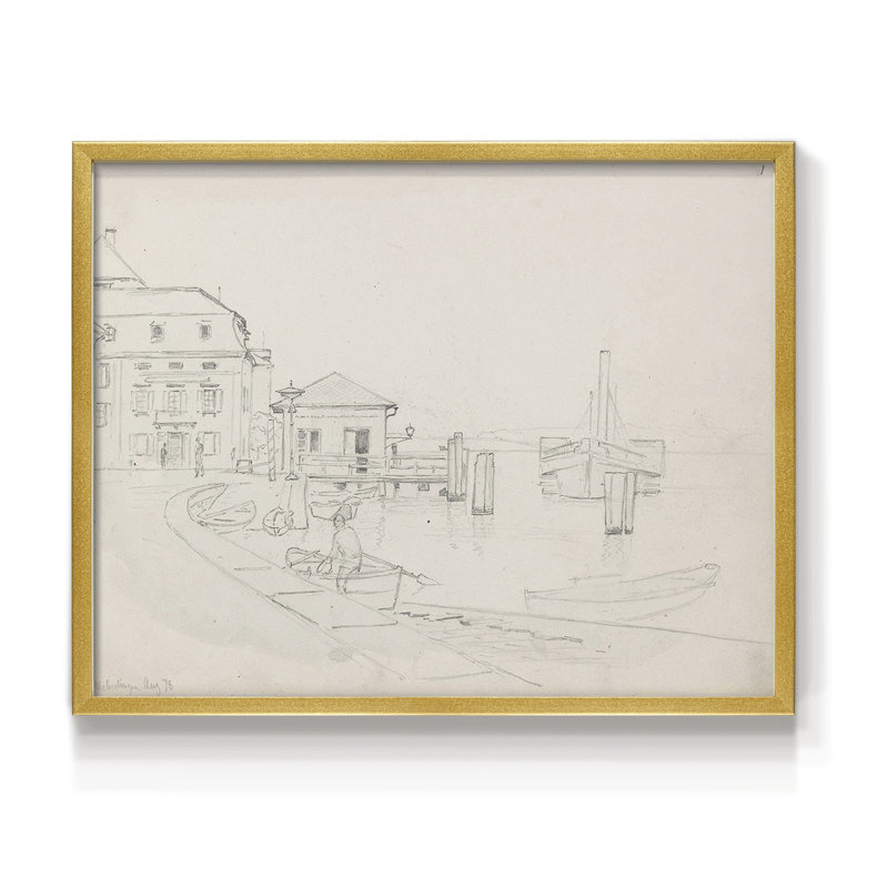 Croquis rétro - XXVI - reproduction encadrée