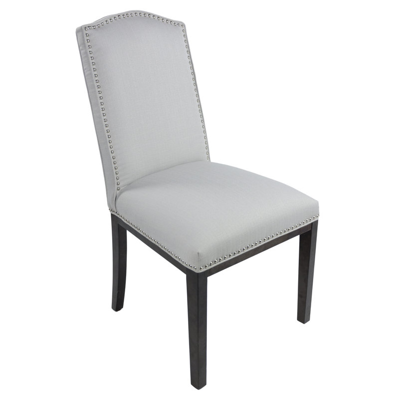 Arlien 17'' H Upholstered Side Chair, Platinum