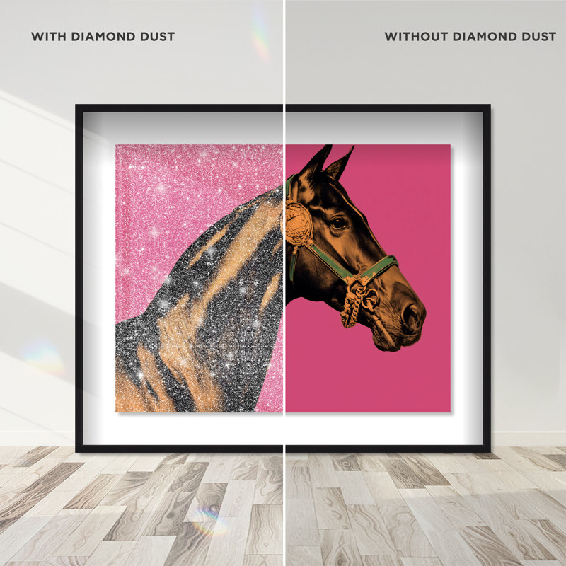 Hue Equine IV Framed Graphic Art, 31.5"H x 25.5"W, Black Shadowbox