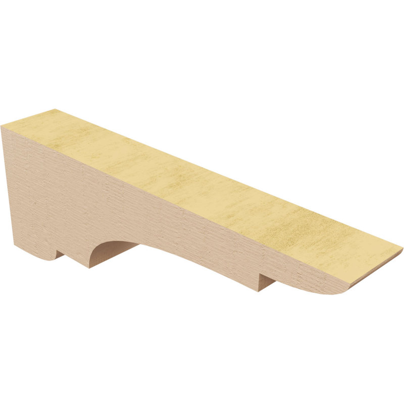 New Brighton cèdre brut grain de bois TimberThane Corbel, apprêté brun clair, H 4 po x l 2 po x P 12 po