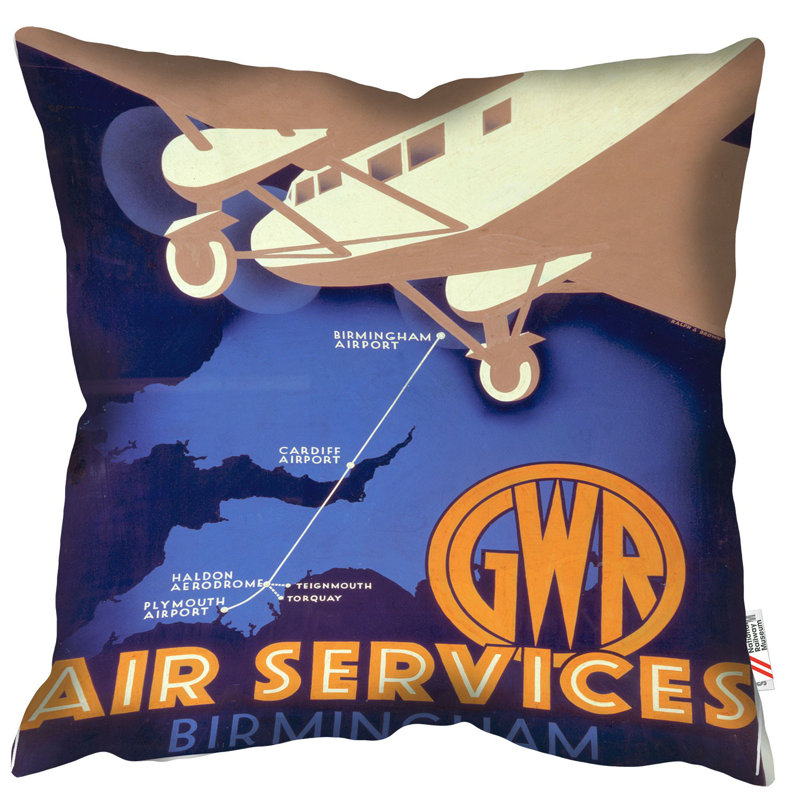 Air Services GWR 1933 - National Railway Museum Cushion