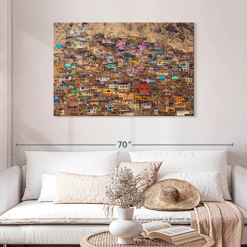 Lilie Favelas Of Lima, 30" H x 45" W