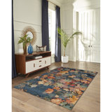 Annig Floral Multicolor Indoor/Outdoor Area Rug
