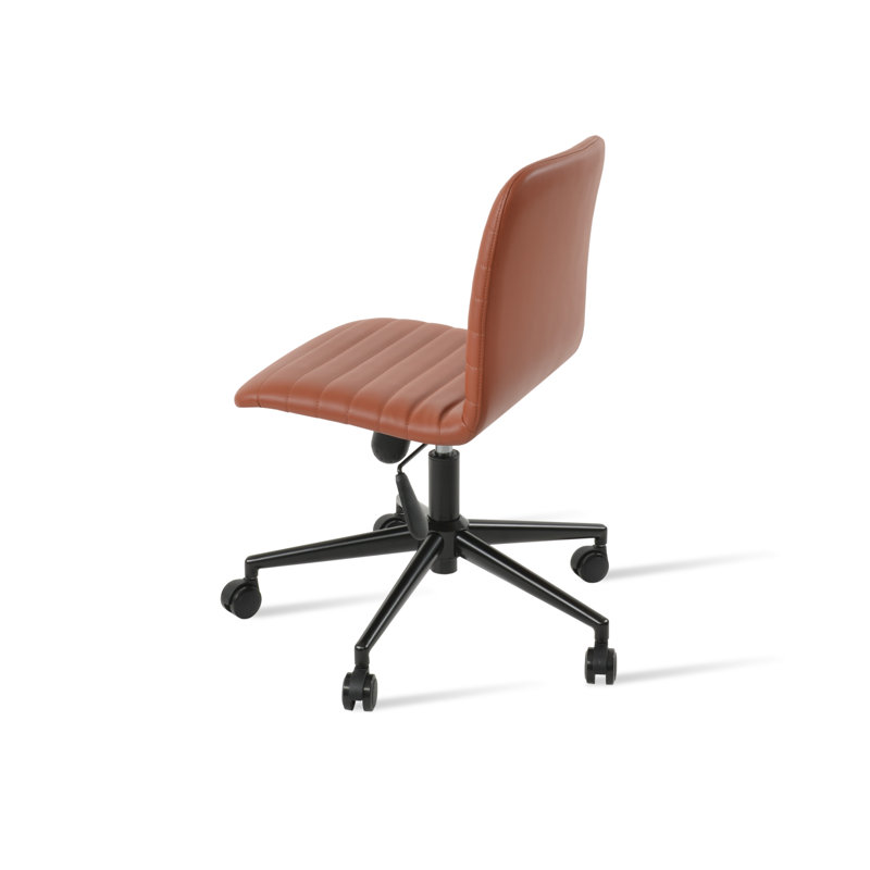 Isa Task Chair, Black, Cinnamon