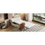 Lit simple escamotable avec repose-pieds et matelas, lit d'invité convertible, blanc