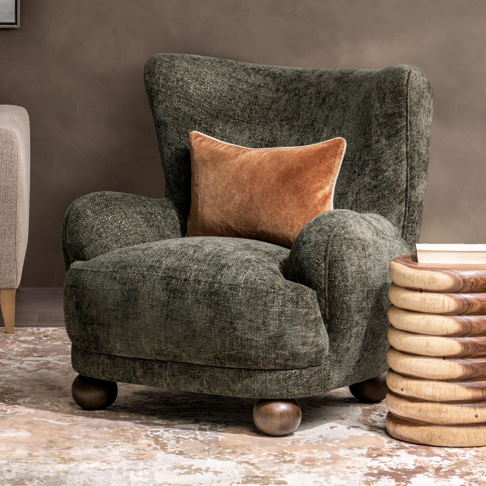 Penelope Armchair, Winter Fir