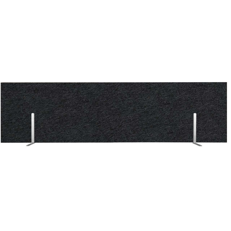 Panneaux d'intimité de bureau SoundSorb, Noir, H 12 po x l 24 po x P 2 po