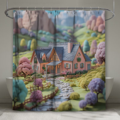 Rideaux de douche Pastel Cottage