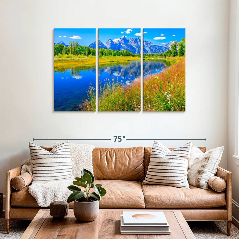 Grand Tetons pittoresque d'Alvord, H 36 po x l 57 po