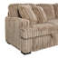 Canapé-lit modulaire en forme de L avec repose-pieds Corduroy-1488154953