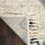 Tapis gris / beige / bleu à poils longs Ileyah Southwestern-90134014