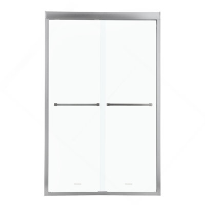 Semi-Frameless Bypass Shower Enclosure For Stylish Bathrooms, Enhancing Functionality