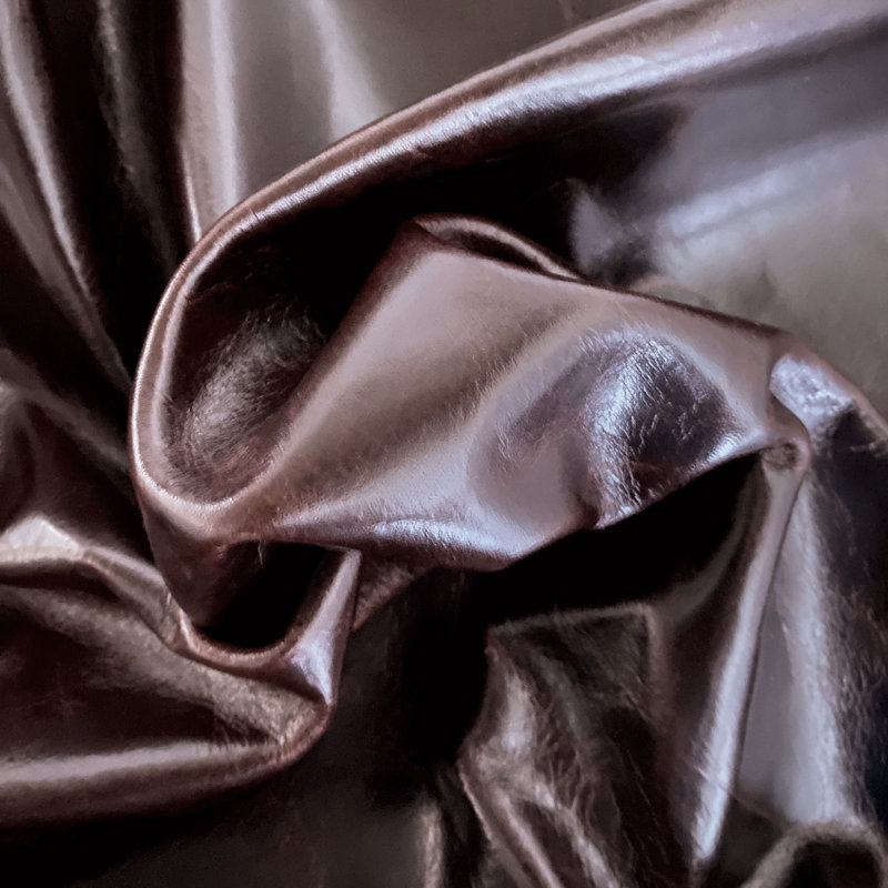 Tudor Mahogany Leather Hide Half