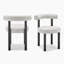 Isla Upholstered Fabric Dining Chairs Black Legs - Bold Sculptural Silhouette Design-365734845