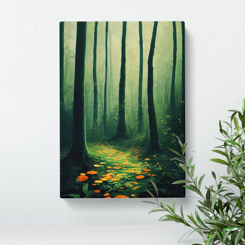 Path In The Forest - Wrapped Canvas, 76cm H x 50cm W x 3cm D
