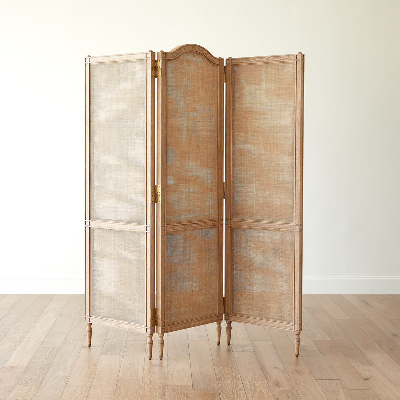 Josephine Screen-Bleached Oak, Brown