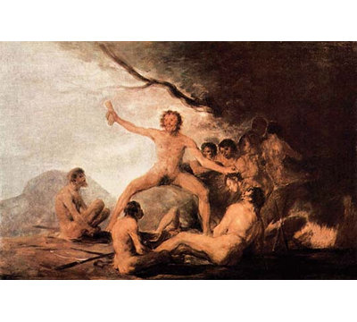 « the cadaver of the brebeuf jesuit » par francisco goya, reproduction d’art