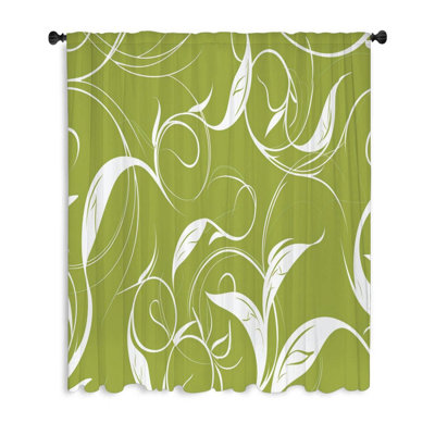 Rideau transparent en polyester Chizu