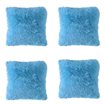 Faux Fur Throw Pillow