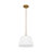 1-Light Conical Glass Pendant