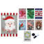 Toile de jute 2 faces 18 x 13 po Candida Drapeau de jardin