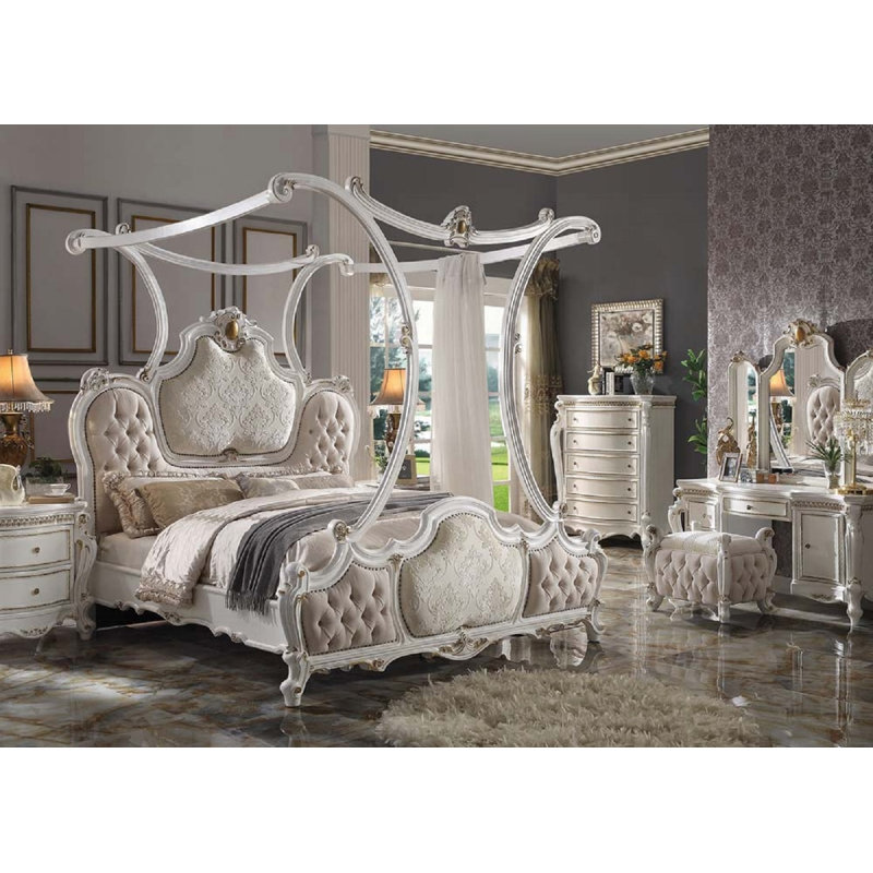Yancy EK Bed, King, Latte