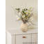  Vase en grès Terrava, vase en poterie rustique beige pour fleurs séchées, branches et décoration intérieure, décor de grès rétro pour les mariages et les centres de table, 8,5 po de diamètre et 9 po de hauteur