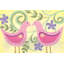 "2 Birds" par Reesa Qualia, reproduction sur toile tendue-20054298