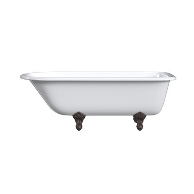 61'' L Freestanding Soaking Bathtub