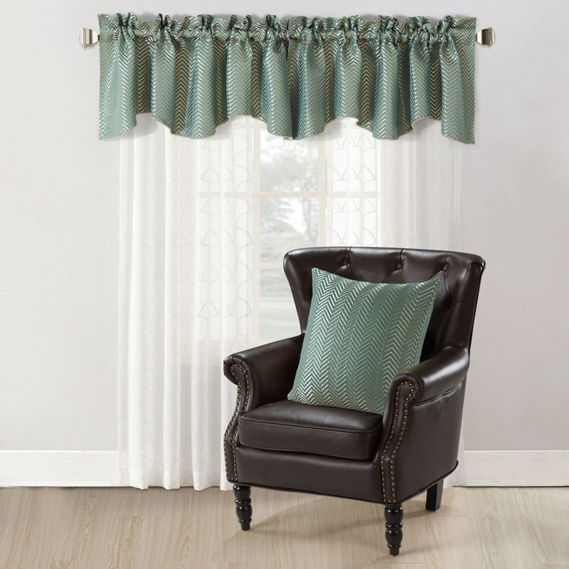 Coussin en jacquard à chevrons 20 po, Sarcelle foncée