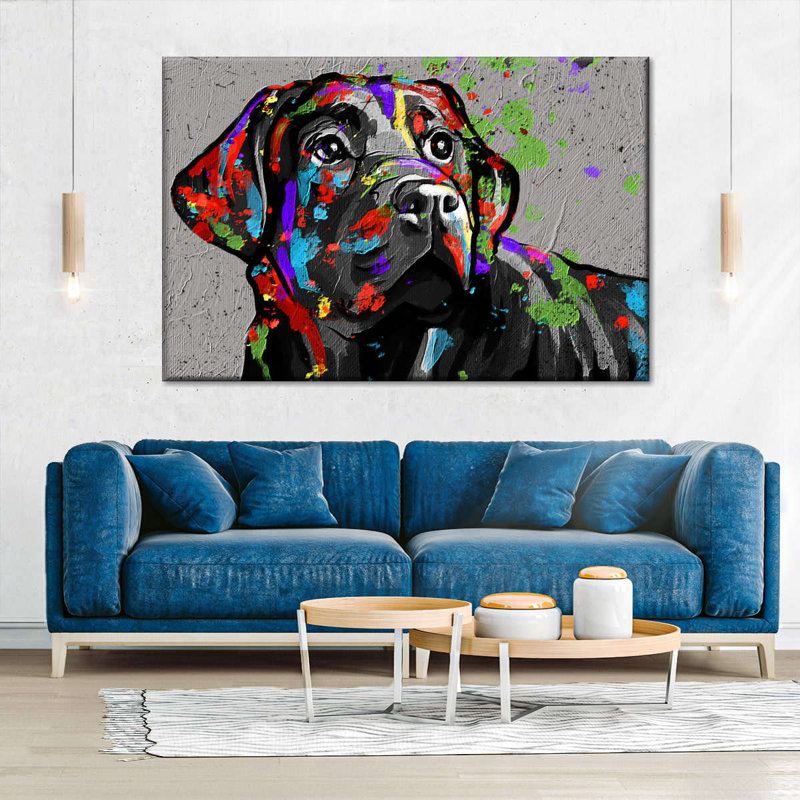 " Labrador " by Harper D., 12" H x 8" W x 1" D