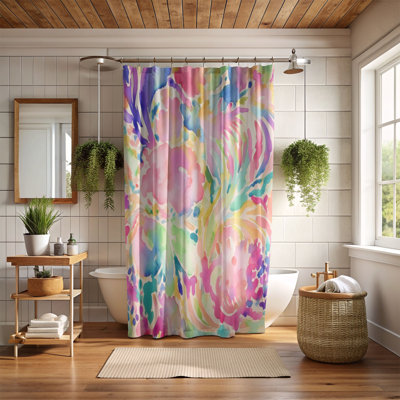 Creative Abstract Designs - Rideau de douche standard 1 pièce