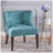 Staas Tufted Wingback Chair Modern Accent Chair Armless Chair Reading Chair Bedroom Chair-1448218864