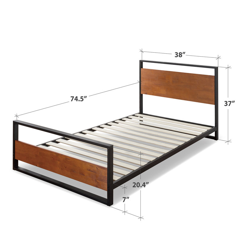 Makai Open-Frame Bed, Twin