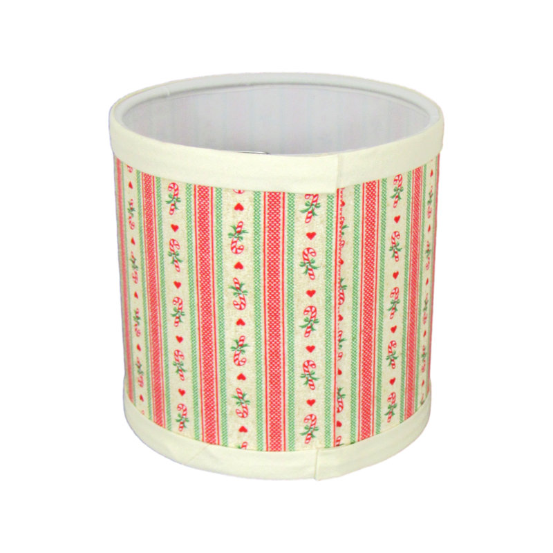 Abat-jour tambour 5 po Christmas Cane