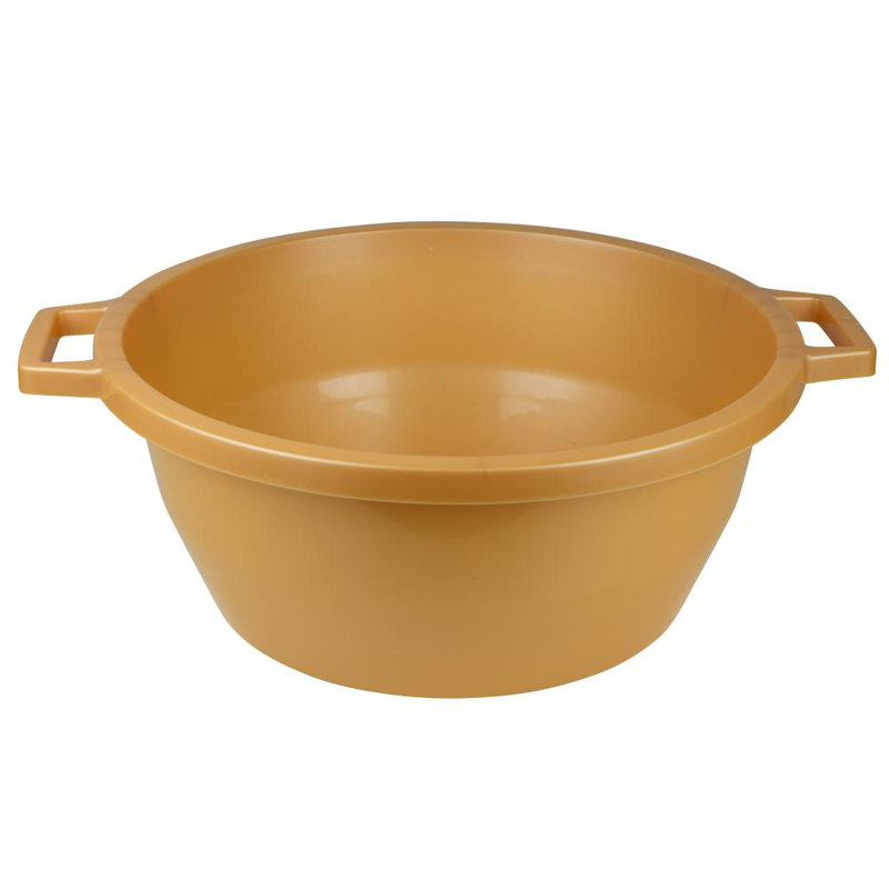 Plastic Wash Basin, Gold