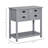 Coffee Bar Cabinet with Drawers and Slatted Bottom Shelf-625404077