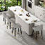 Tabouret de bar rembourré avec structure en métal (ensemble de 2 tabourets de bar)-153815760