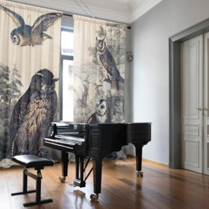 Dija Velvet Blackout Curtain Panel Pair, 148cm x 200cm