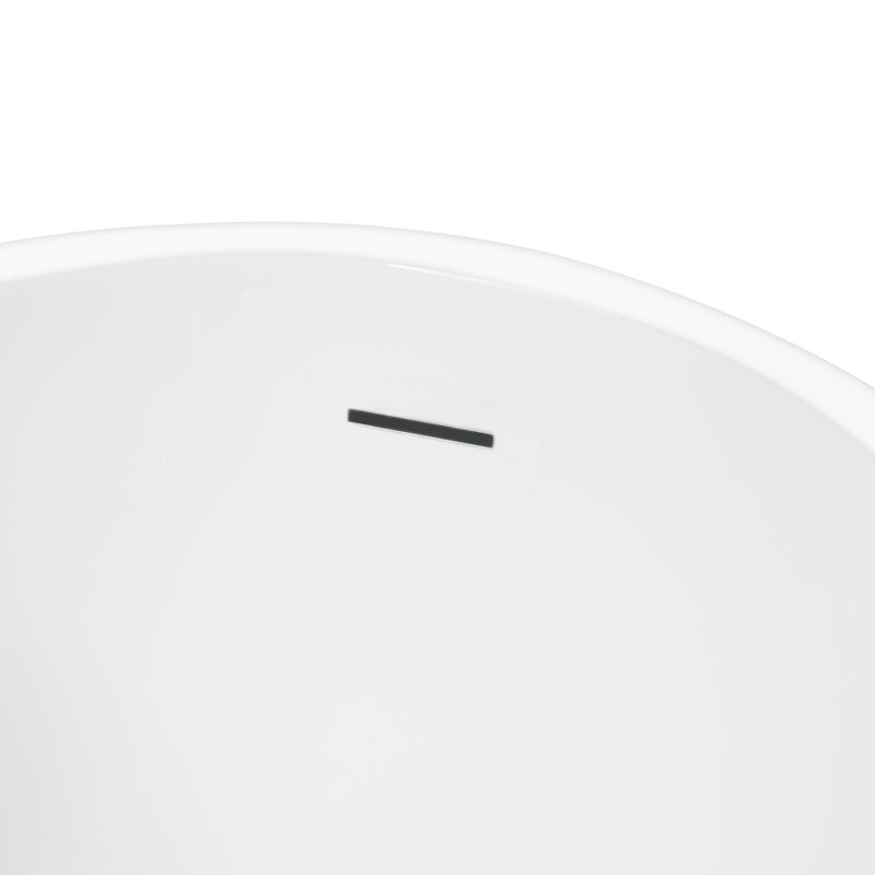 Baignoire de trempage autoportante en fibre de verre 67 po x 30 po