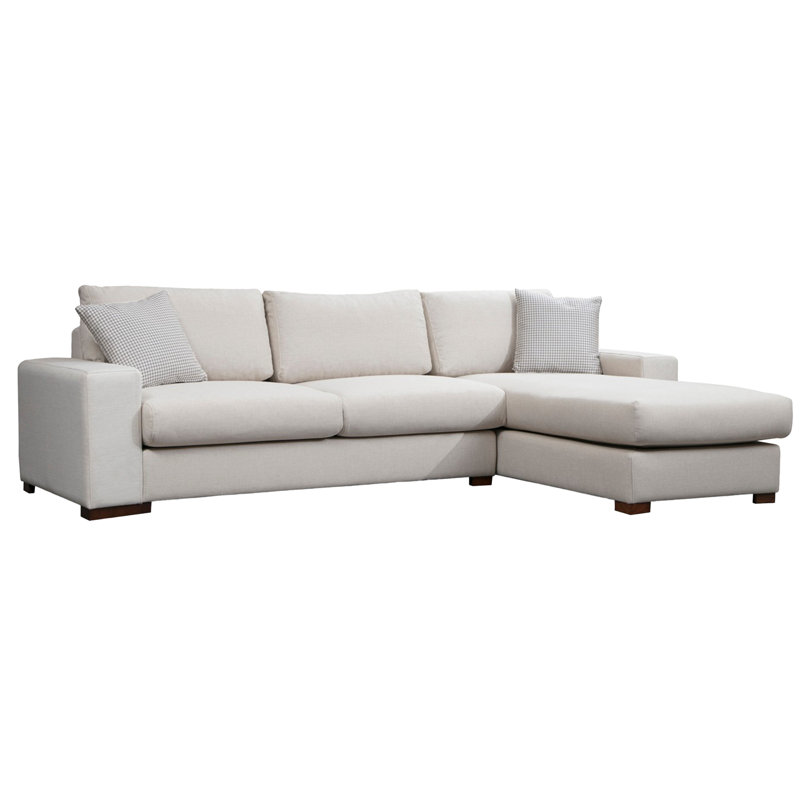 Upholstered L-Shaped Sectional Right Hand Facing