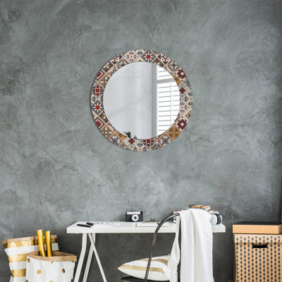 Huldar Glass Flat Wall Mirror