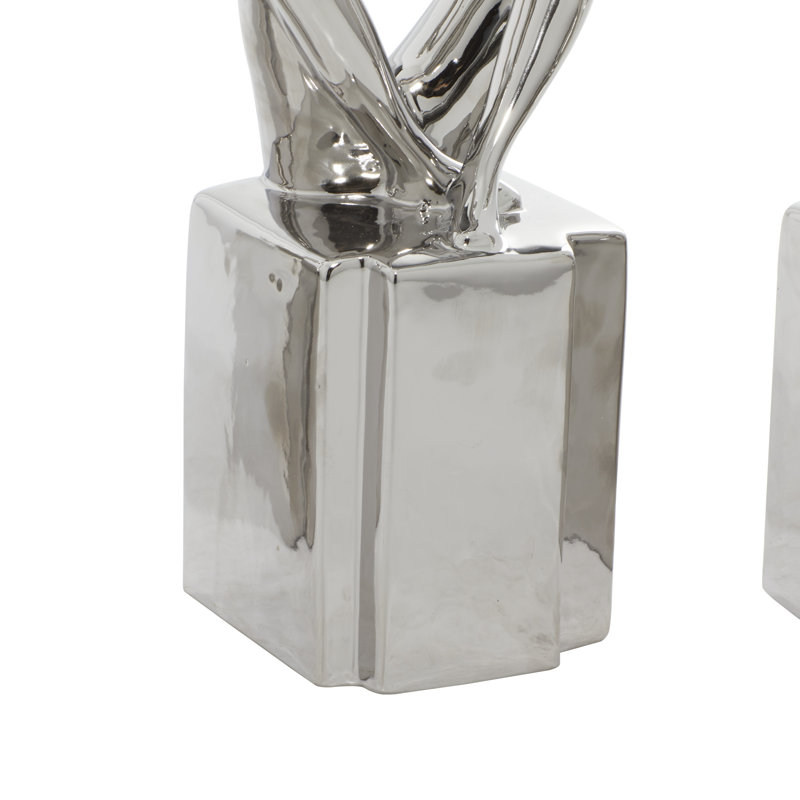 Ensemble de sculptures décoratives en porcelaine, Argent