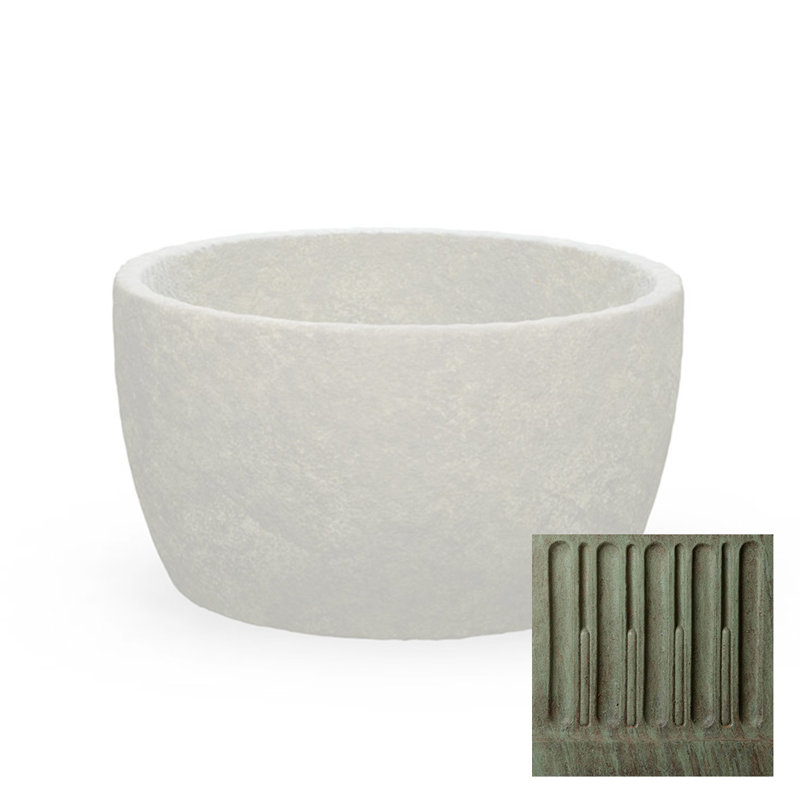 Pot de fleurs en pierre Perkinson, Cuivre bronze