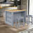 Posie Kitchen Island With 2 Stools-1425581225