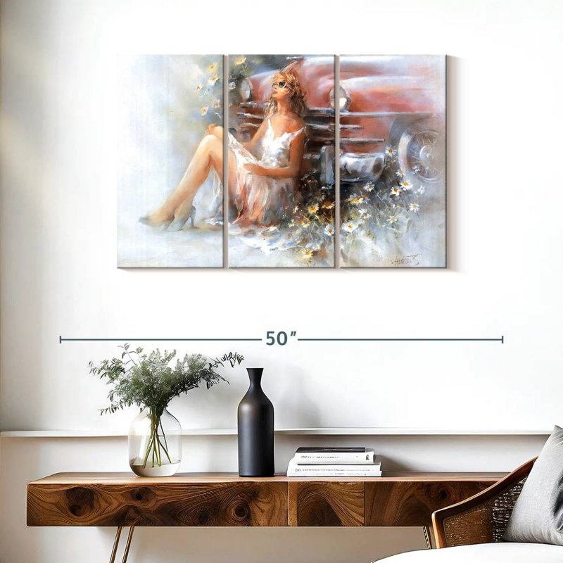 Leisha Relax Alone, 24" H x 38" W